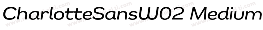 CharlotteSansW02 Medium字体转换